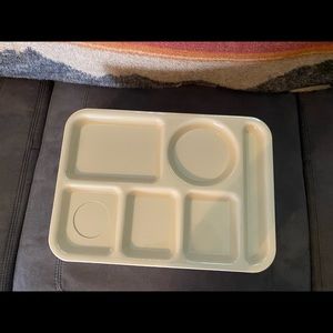 Vintage melamine silite lunch trays